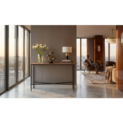 KONSOLA - REGAŁA Z DREWNA LITEGO DĄB OLCHA JESION SKD-385